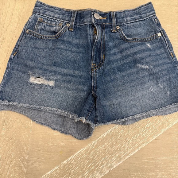 Old Navy & more Girl’s Blue Jean Shorts Bundle, 4 pair all fit size 12 - Picture 7 of 16